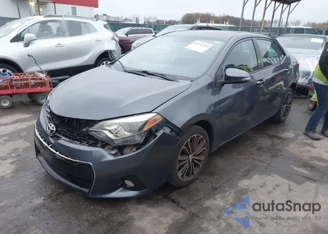 2016 Toyota Corolla S Plus z USA, uszkodzony, nr VIN 5YFBURHE2GP469012